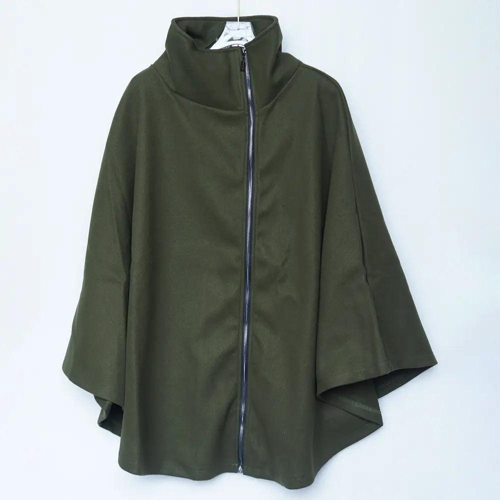 Poncho chaud femme