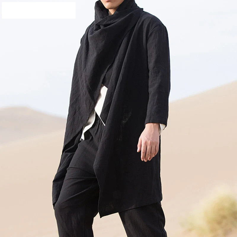 Cape poncho polaire homme