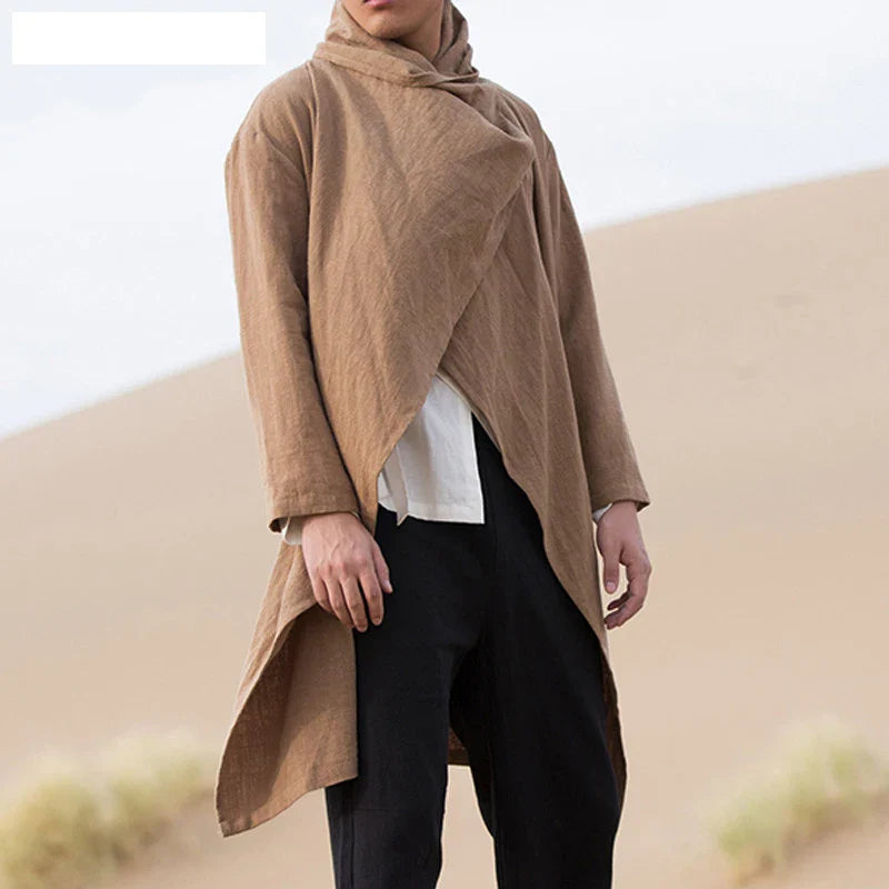 Cape poncho polaire homme