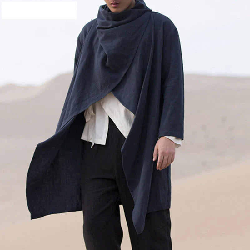 Cape poncho polaire homme