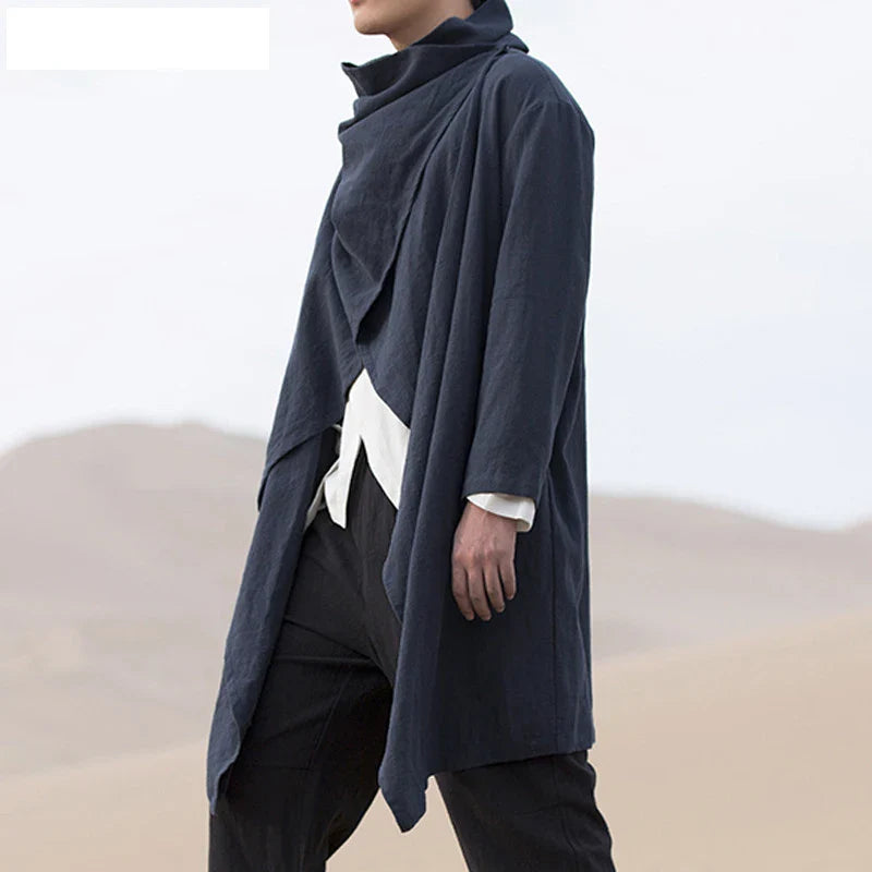 Cape poncho polaire homme