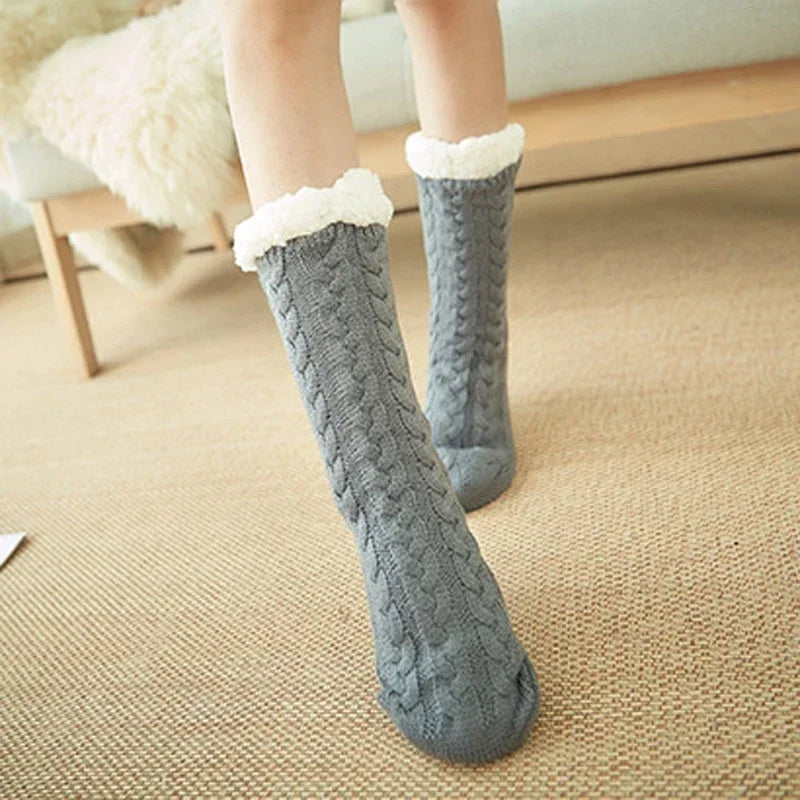 Chaussettes femme chaudes
