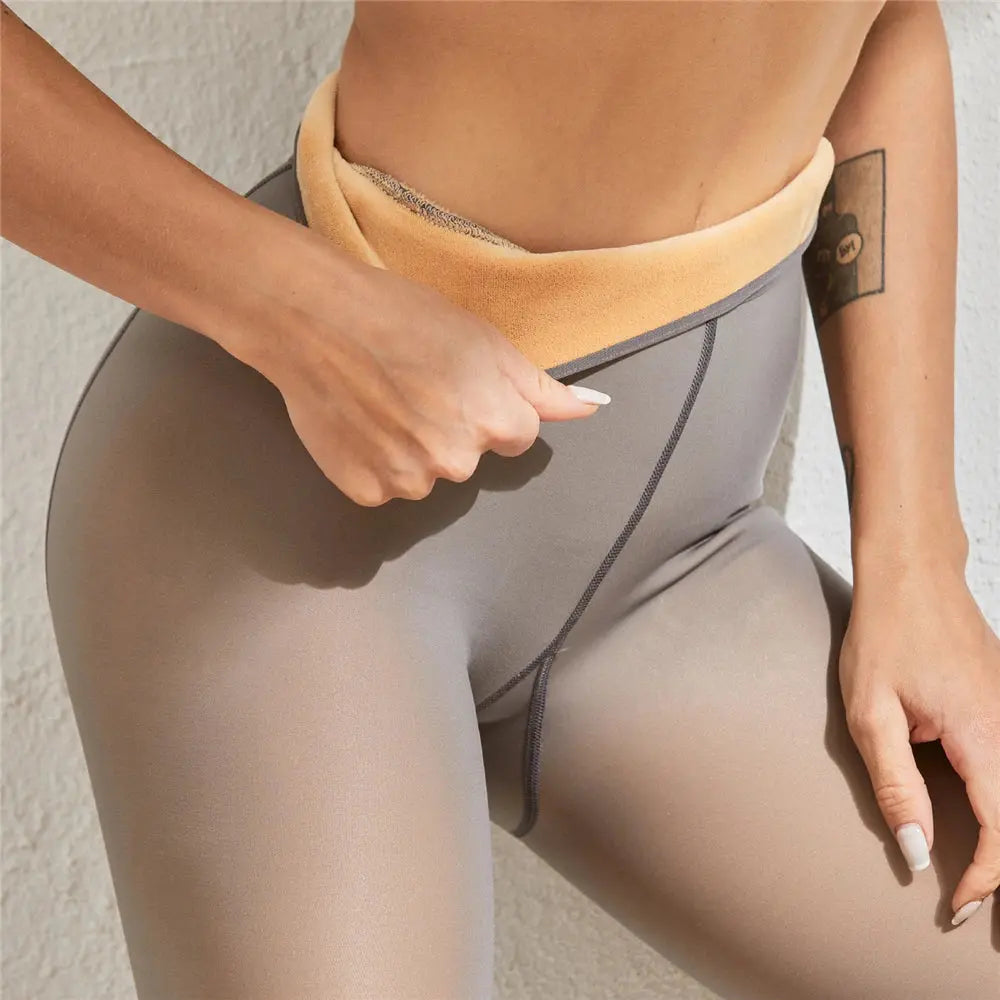 Collant polaire transparent noir - Le Collant Polaire