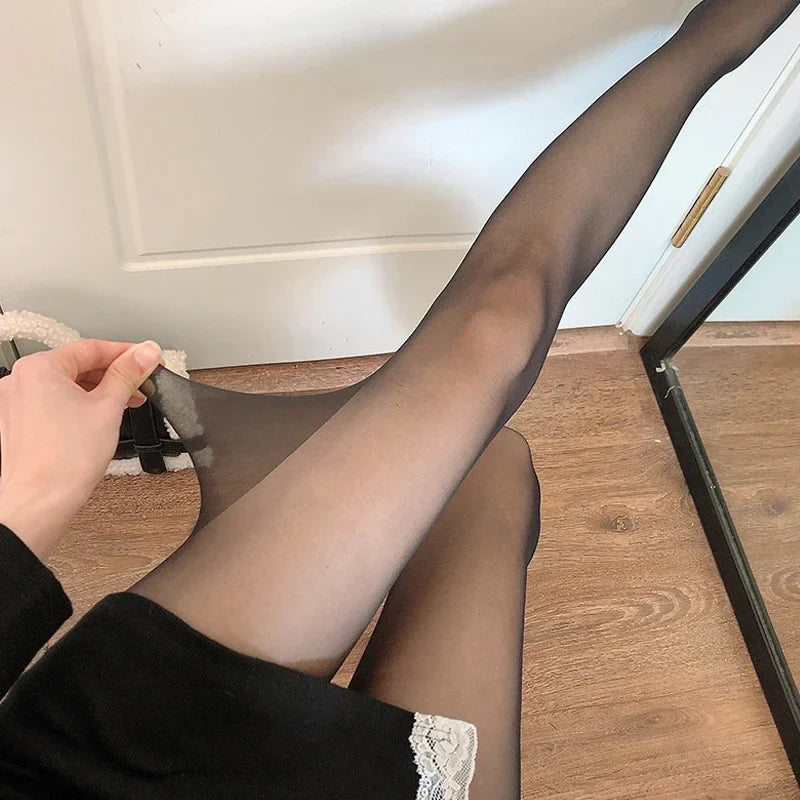 Collant thermique effet voile