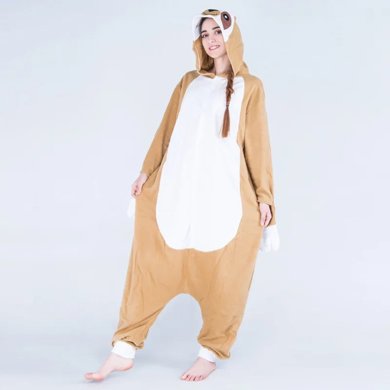 Combinaison pyjama chien Beige / S - 148-158cm