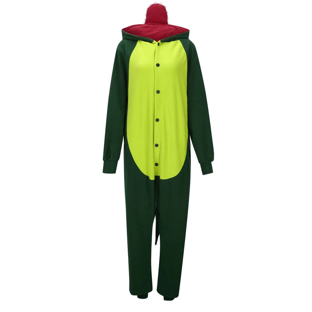 Combinaison pyjama dinosaure Vert / S