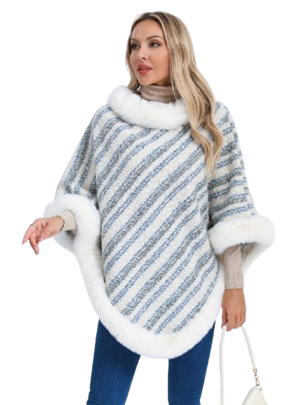 Joli poncho femme