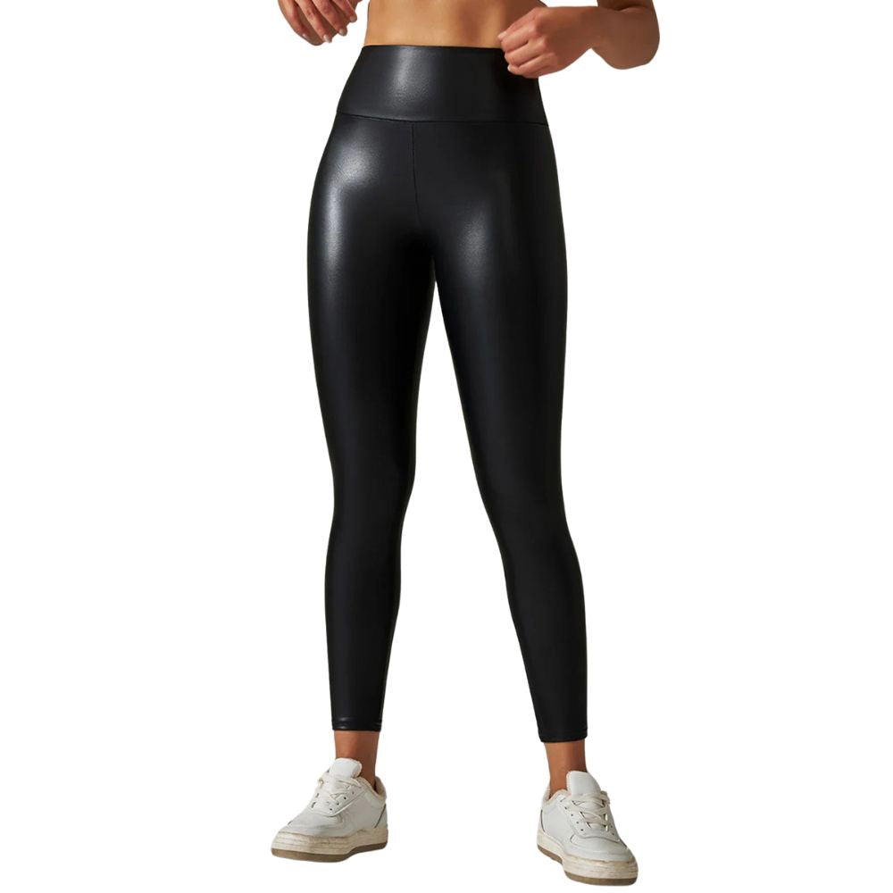 Legging simili cuir chaud