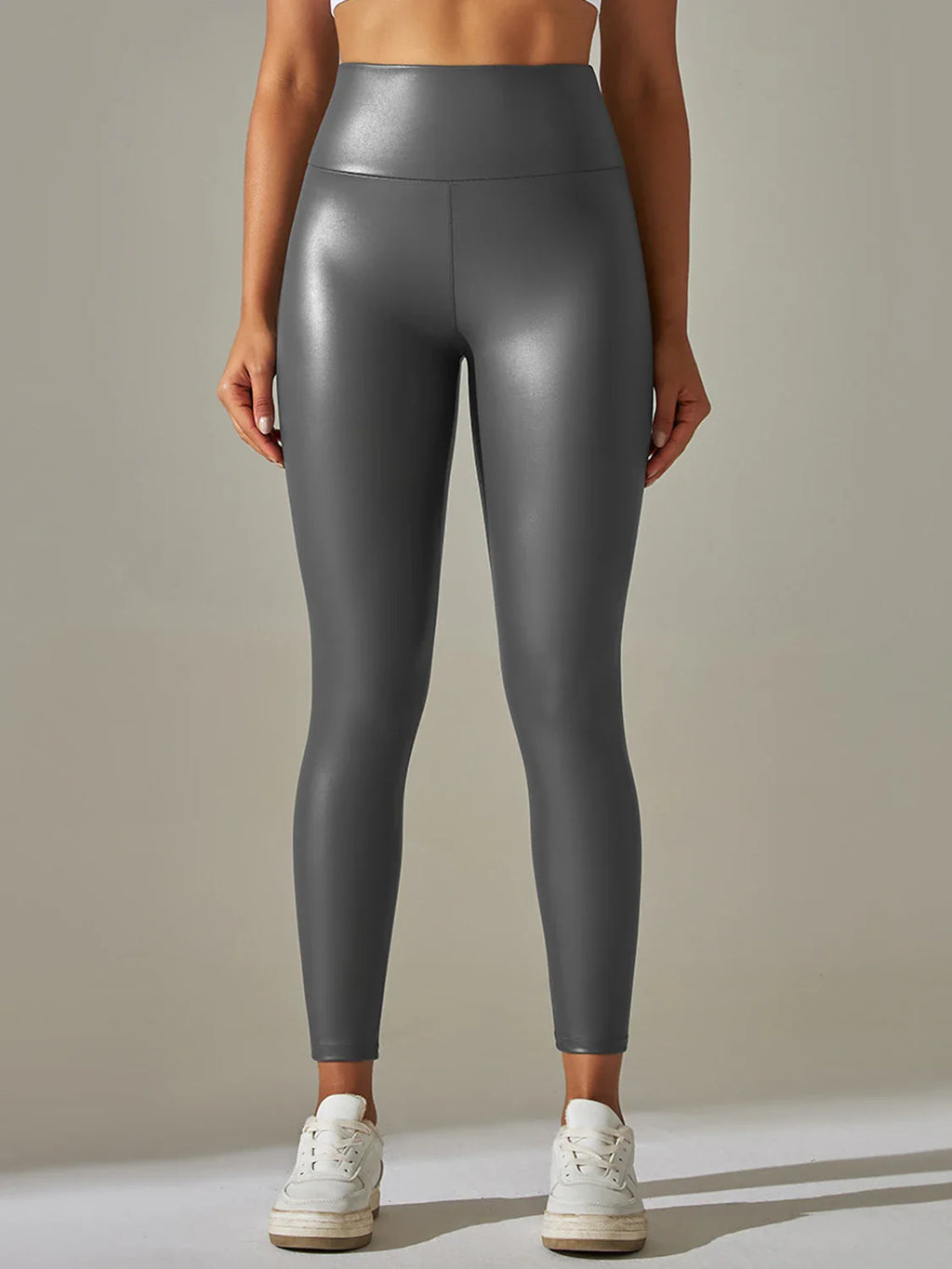 Legging simili cuir chaud