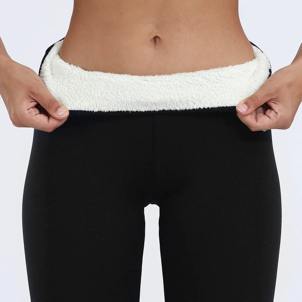 Leggings chaud fille Noir / S