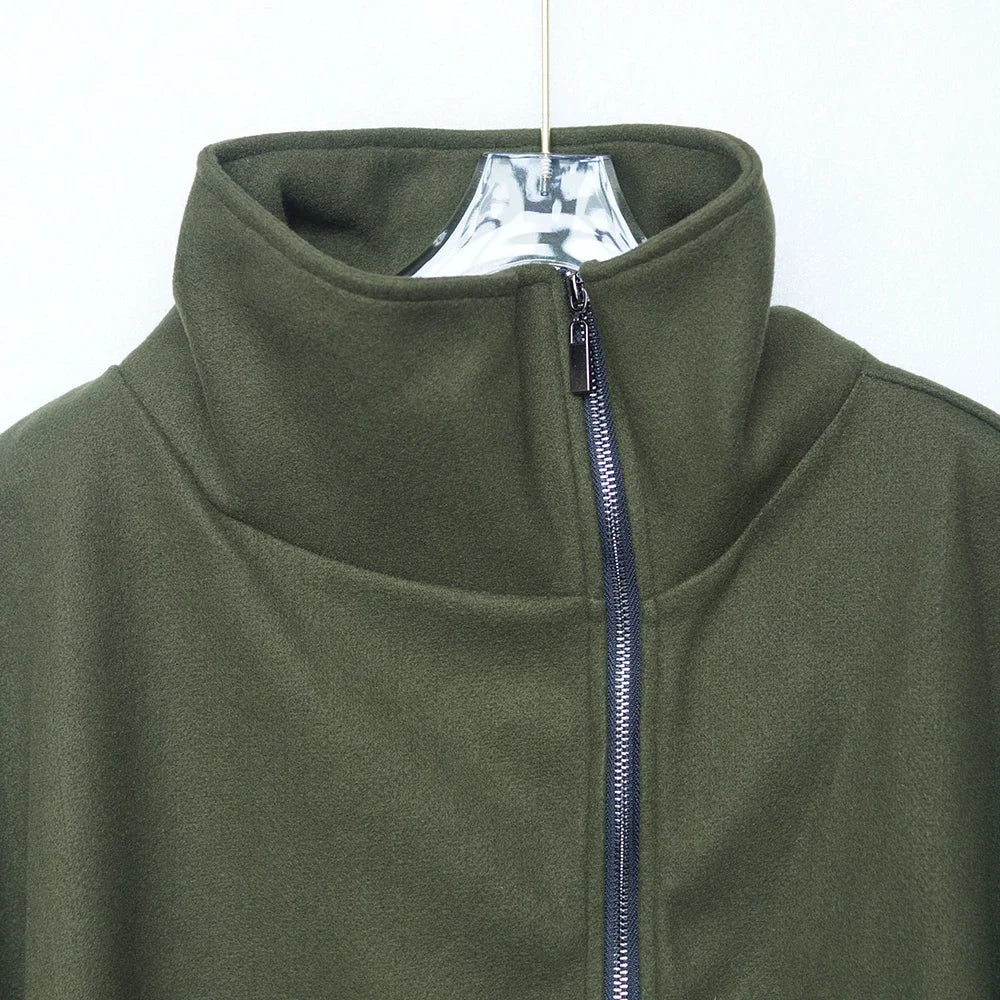 Poncho chaud femme