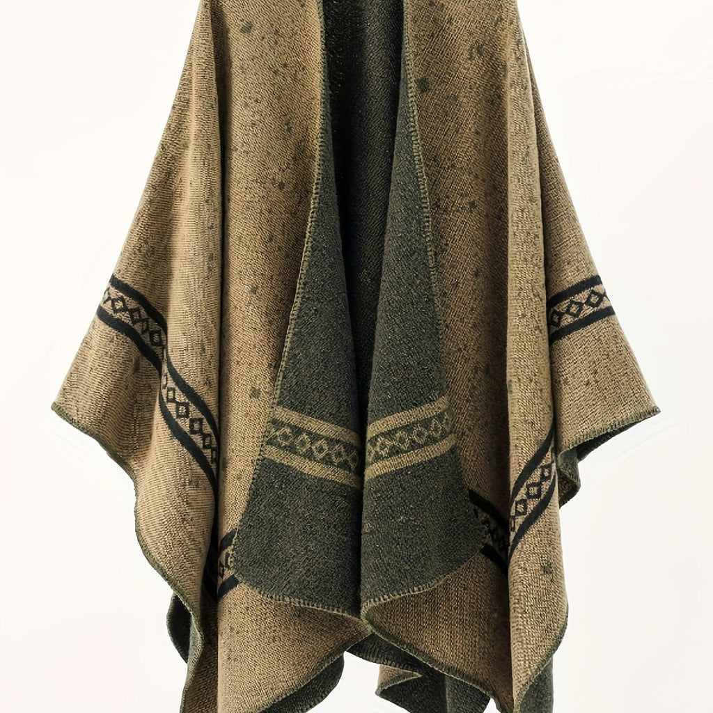 Poncho mexicain homme