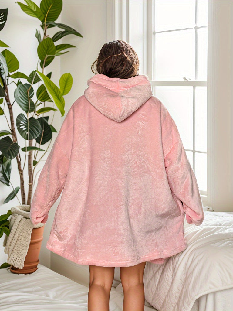 Poncho polaire femme nuit