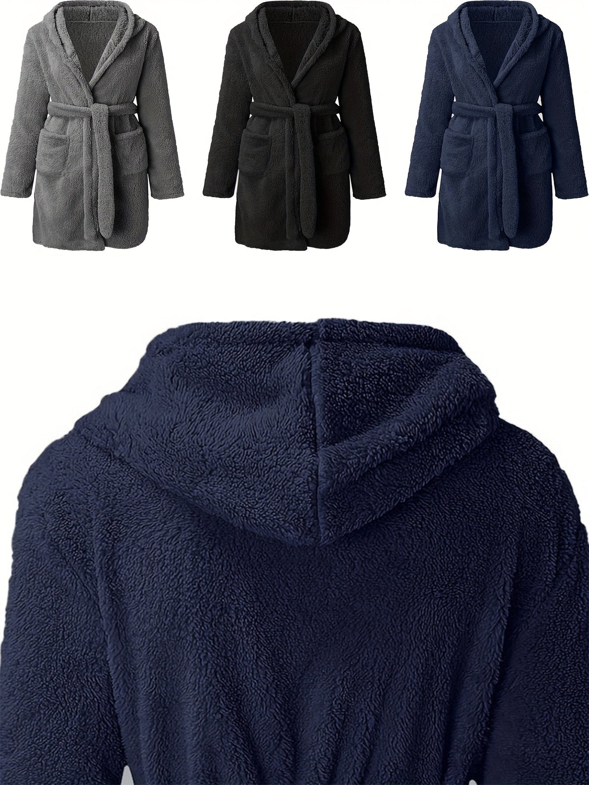Robe de chambre courte homme