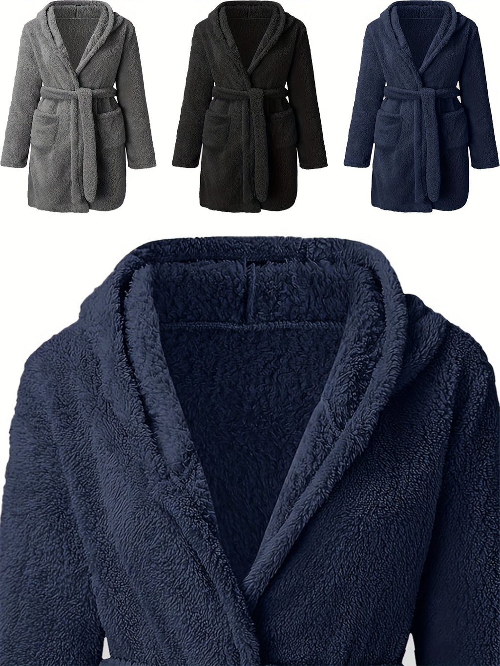 Robe de chambre courte homme