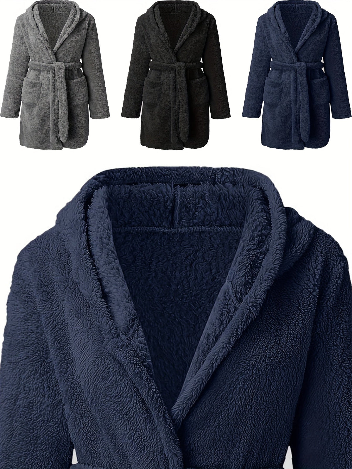 Robe de chambre courte homme