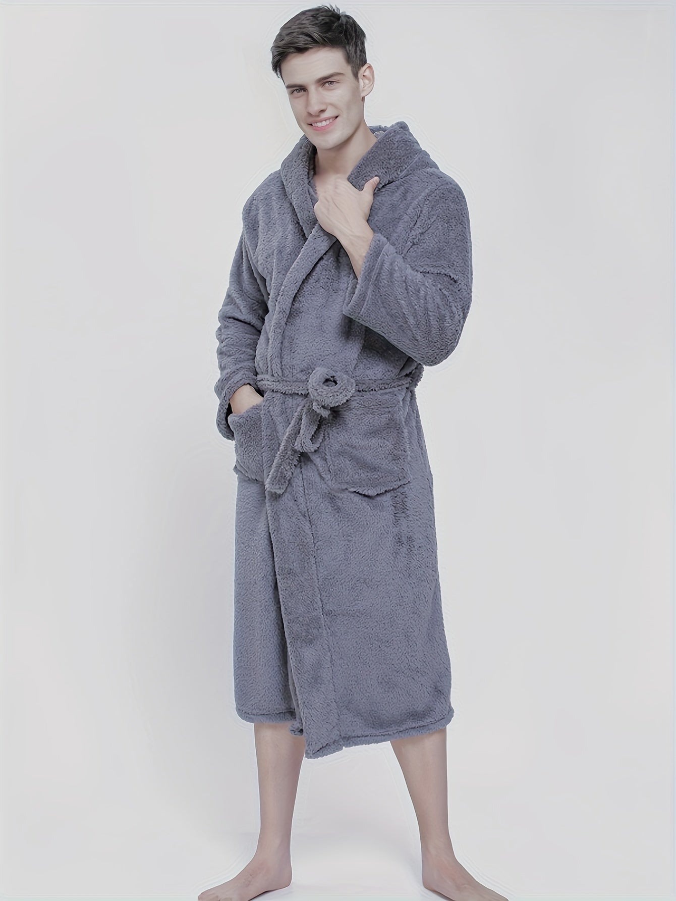 Robe de chambre chaude homme