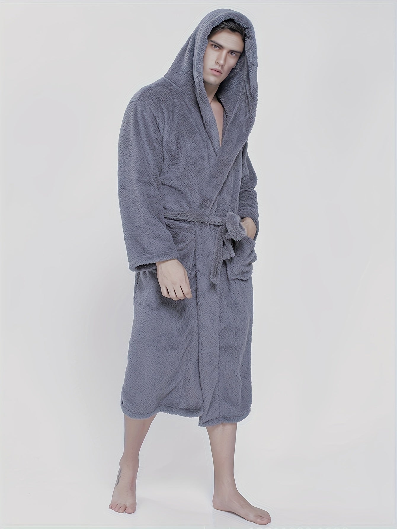 Robe de chambre chaude homme