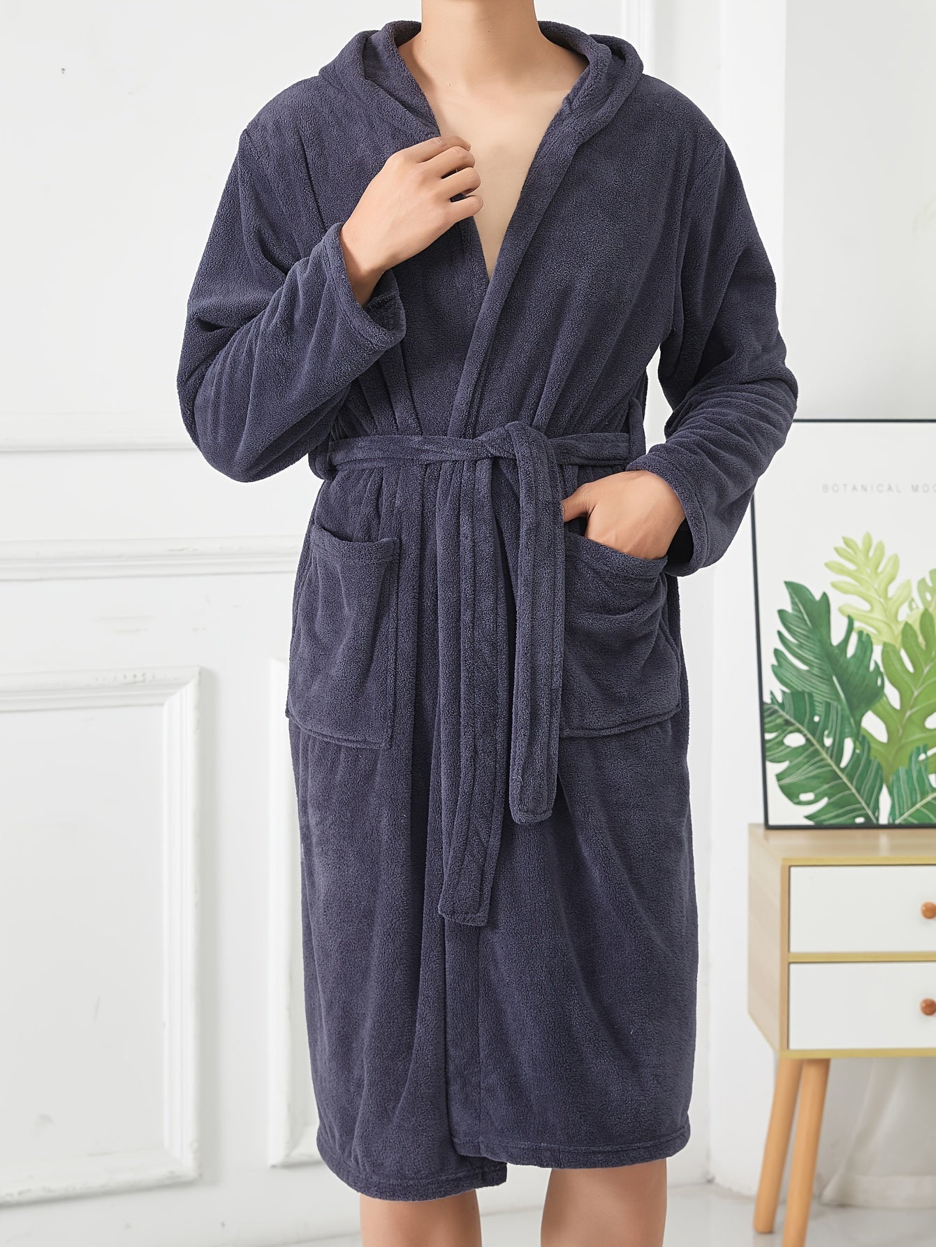 Robe de chambre chaude homme