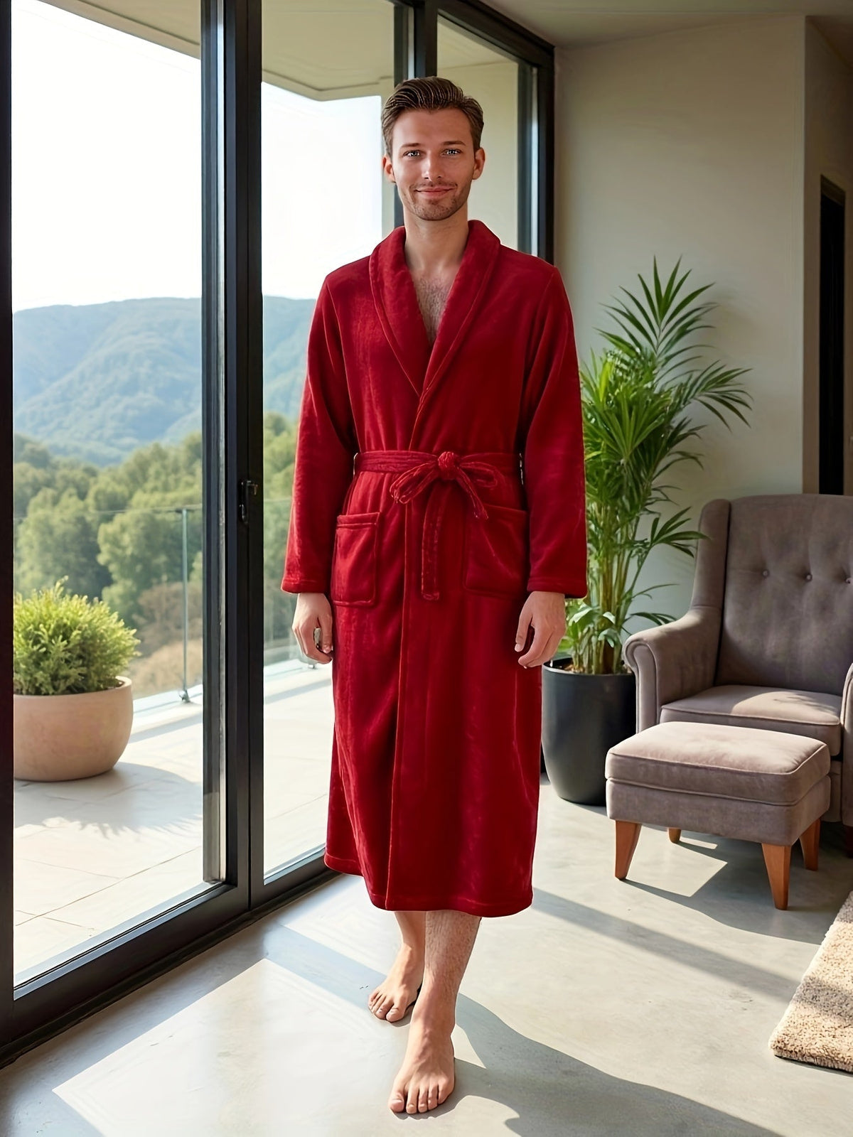 Robe de chambre chic homme