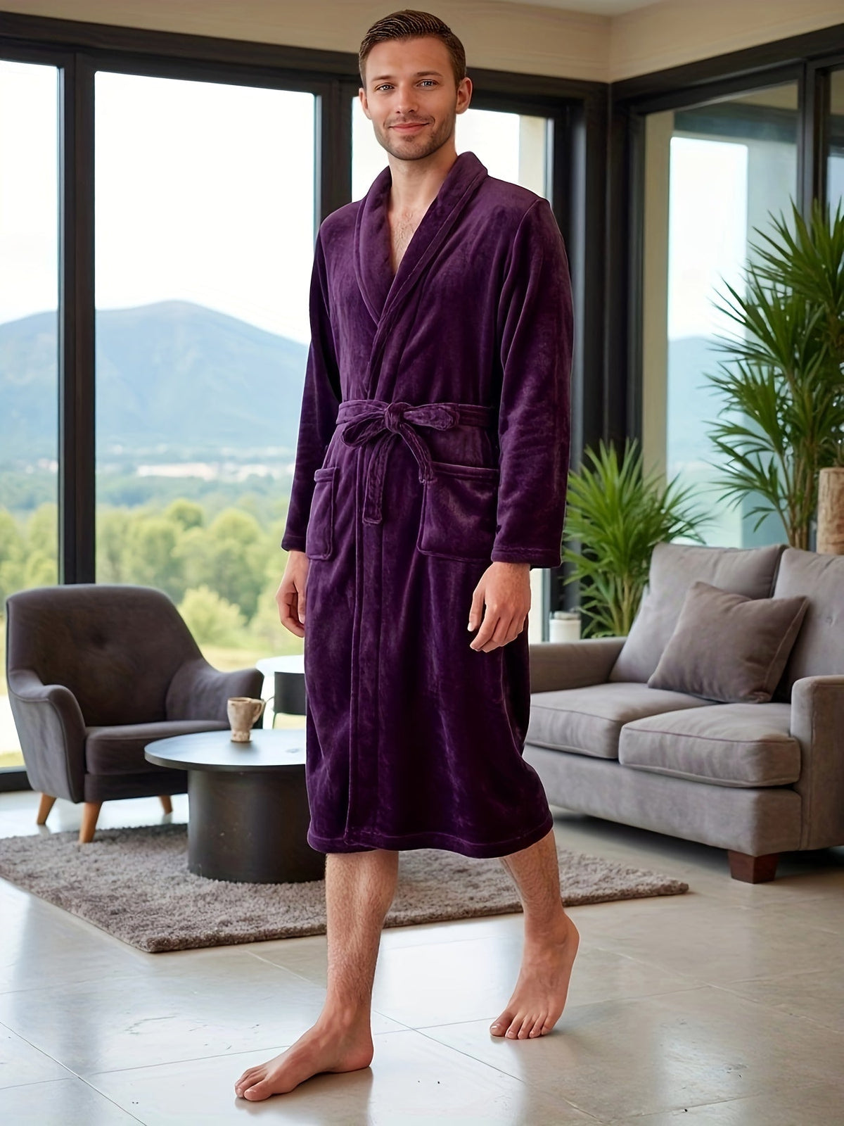 Robe de chambre chic homme