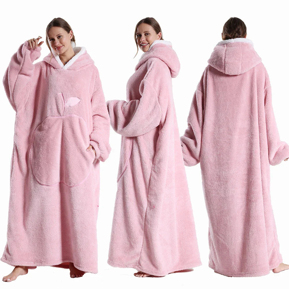 Robe de chambre femme longue chaud