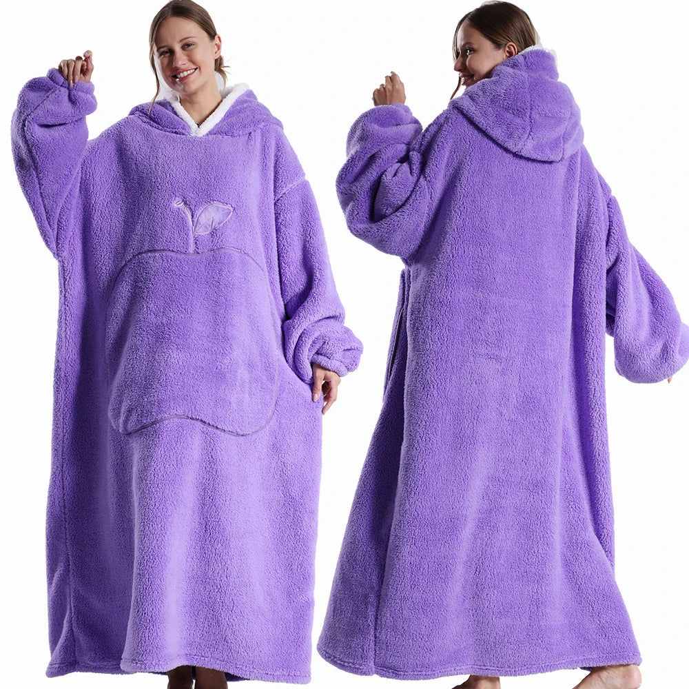 Robe de chambre femme longue chaud