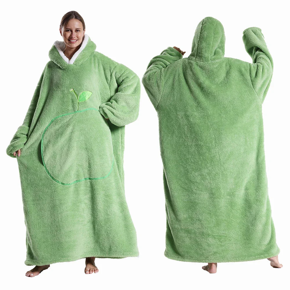 Robe de chambre femme longue chaud FH141
