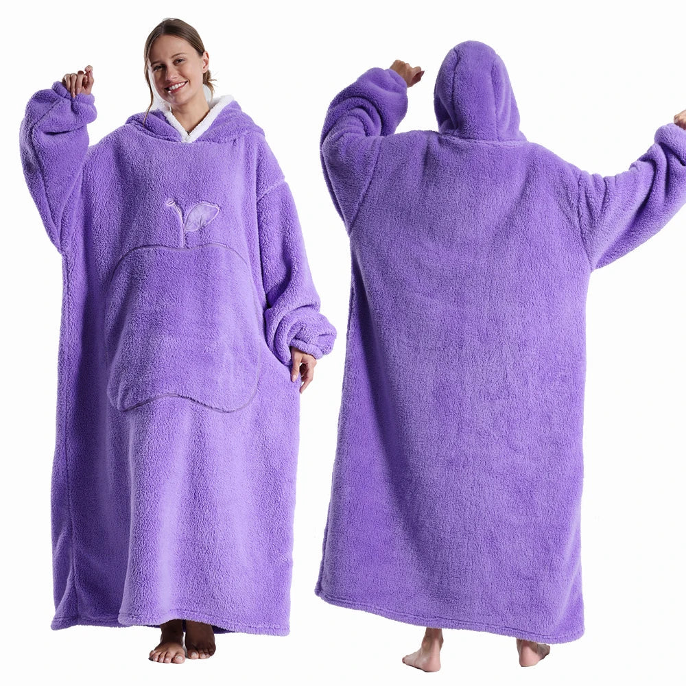 Robe de chambre femme longue chaud FH142
