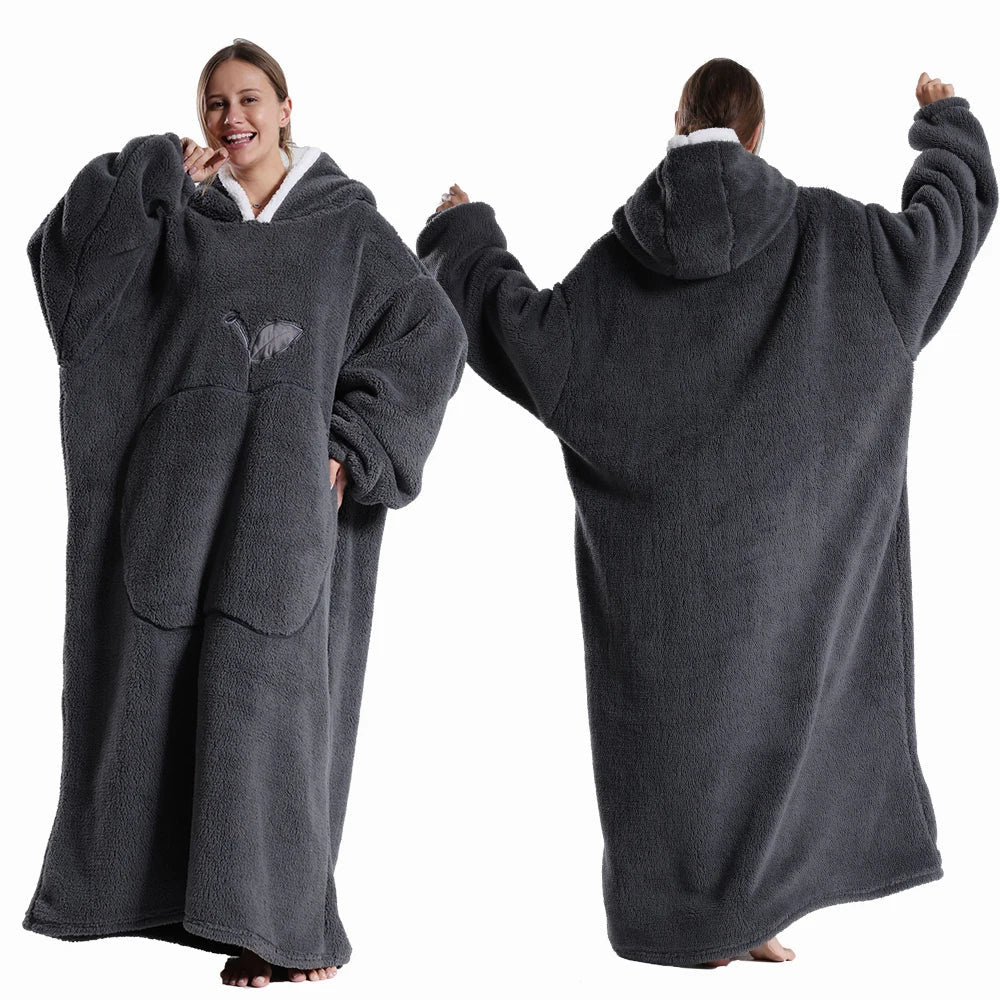 Robe de chambre femme longue chaud FH143