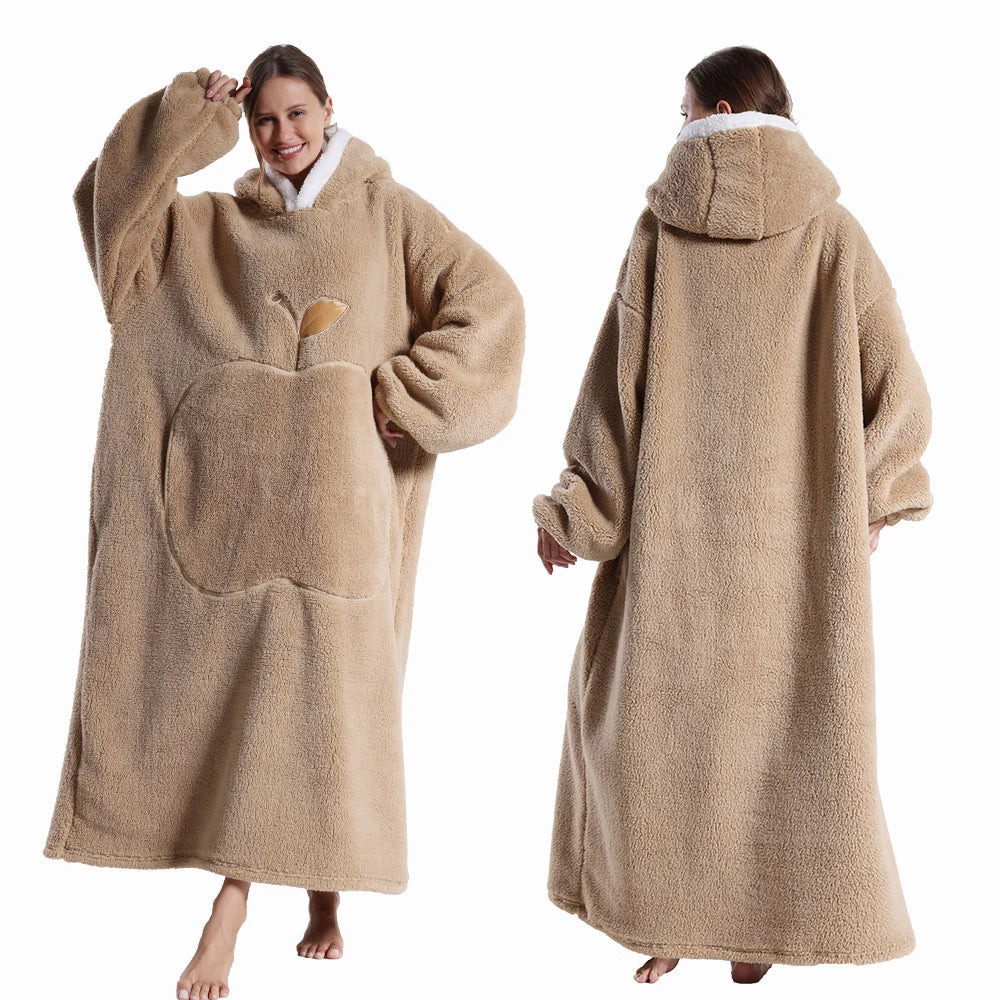 Robe de chambre femme longue chaud FH145