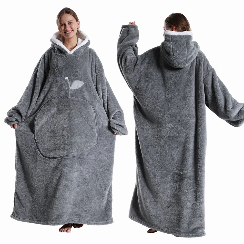 Robe de chambre femme longue chaud FH148
