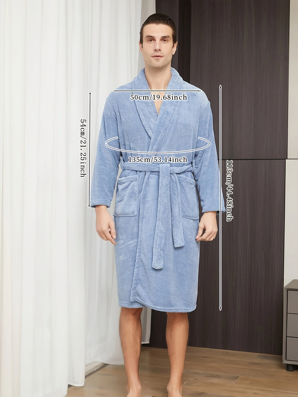 Robe de chambre homme hiver