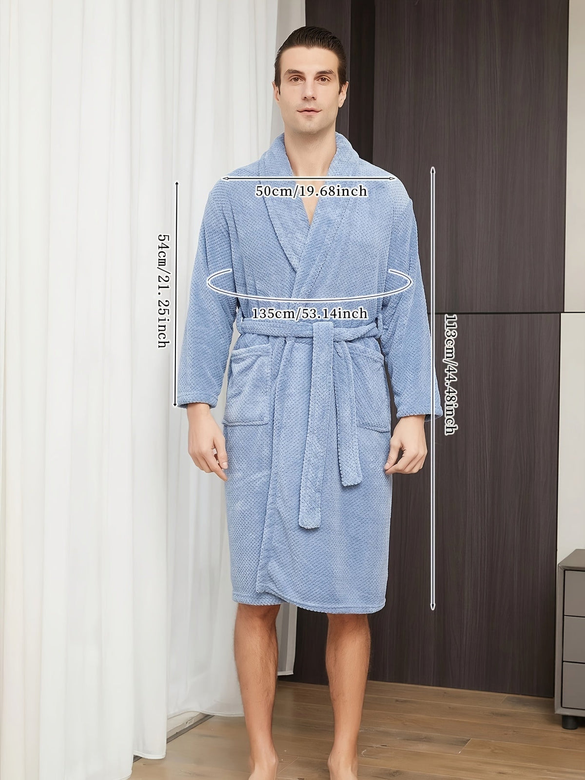 Robe de chambre homme hiver