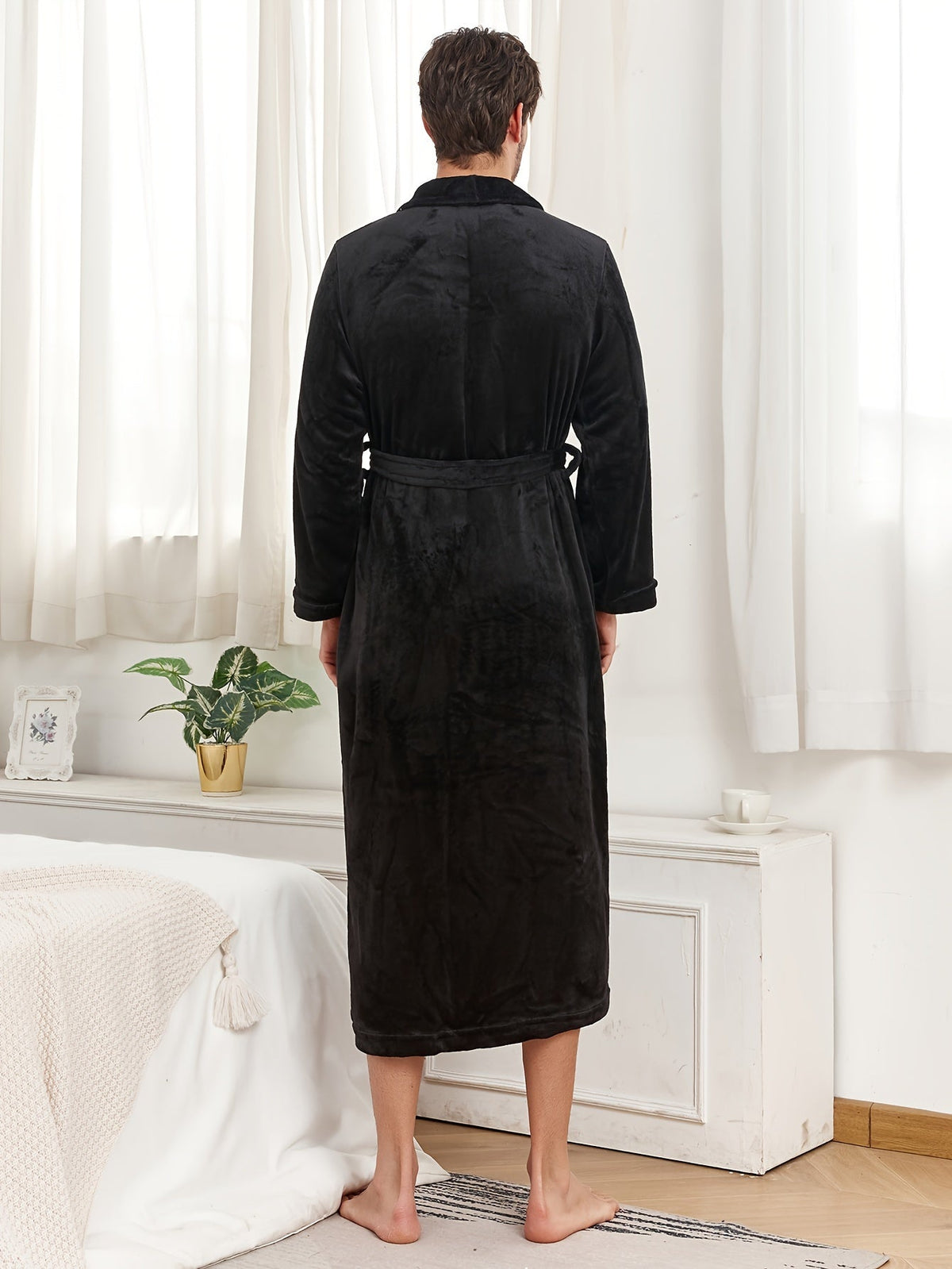 Robe de chambre homme longue