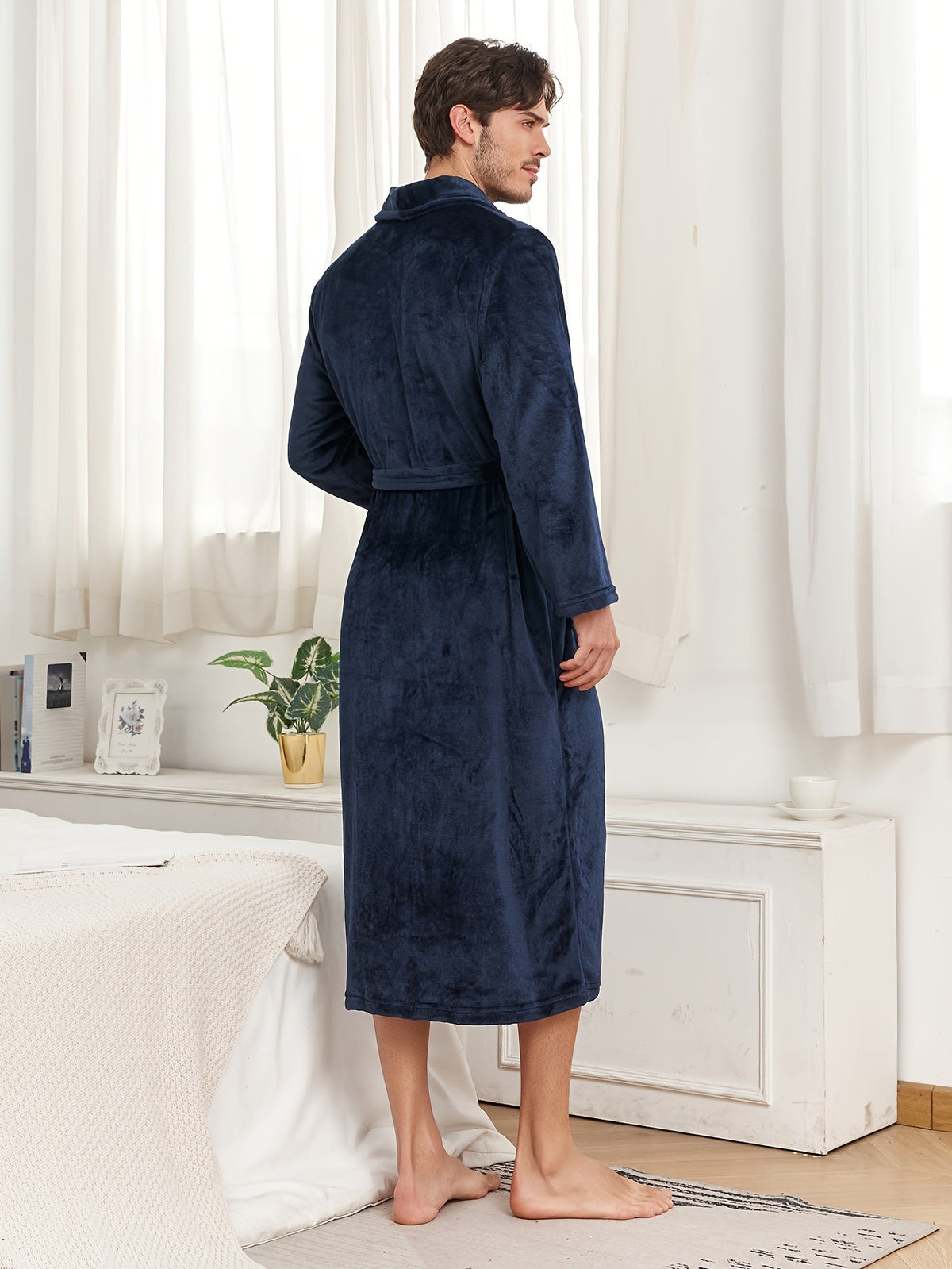 Robe de chambre homme longue