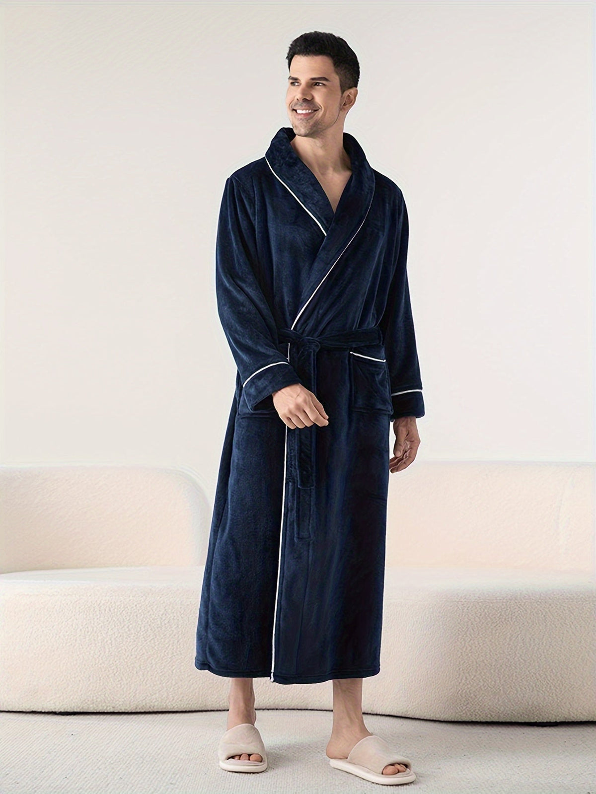 Robe de chambre homme velours