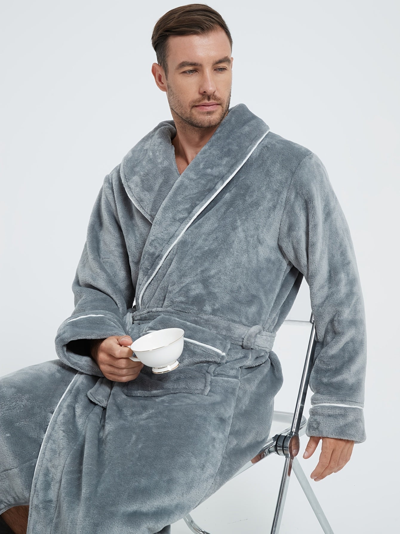 Robe de chambre légère homme